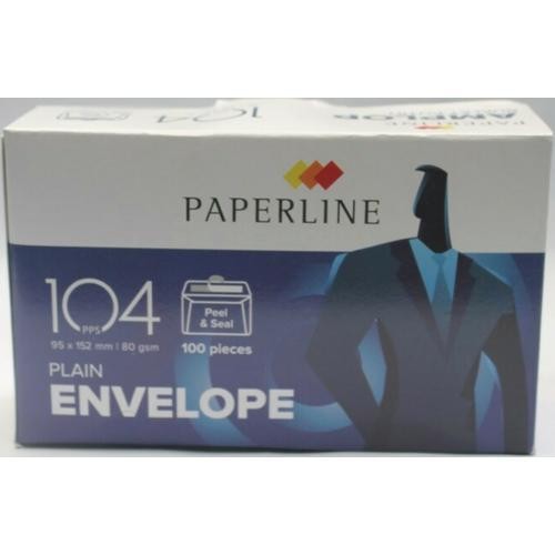 

Paperline Amplop Putih 104 {5 Dus} 100 Lembar Kertas Berkualitas 95X152Mm Untuk Kantor & Rumah
