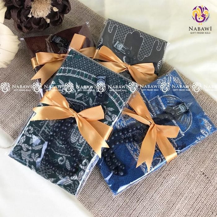 (Expert) Grosir Sajadah Motif Dengan Sablon Nama Souvenir Tahlilan 40 Hari Parcel Sajadah Free
