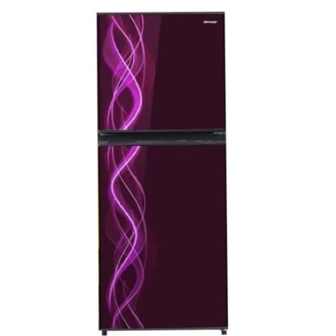 Sj-197Ndvb Kulkas 2 Pintu Motif (New) ( Khusus Bandung)