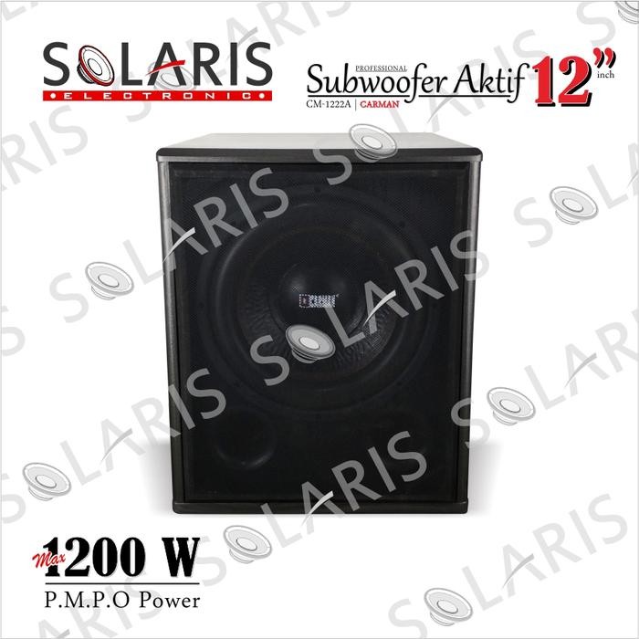 SUBWOOFER AKTIF 12 Inch SUBWOOFER KARAOKE Carman CM-1222A