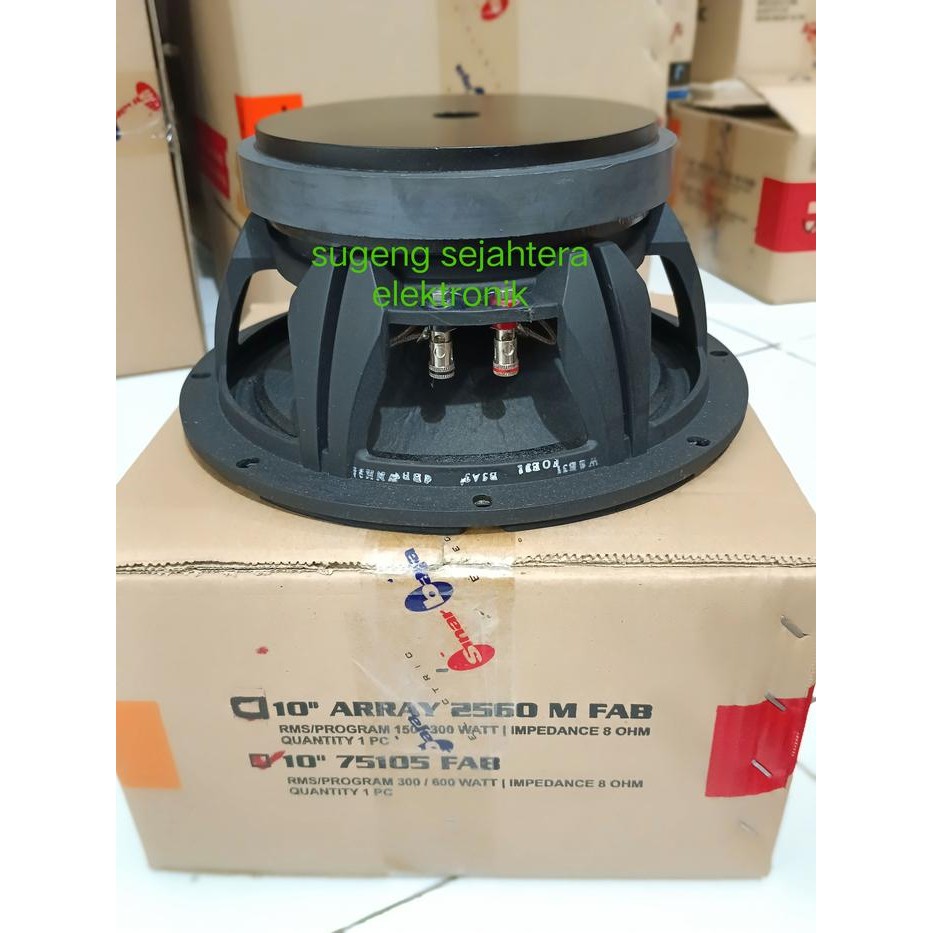 Speaker fabulous 10" 75105 voice coil 75,55mm /3 inch wat 600