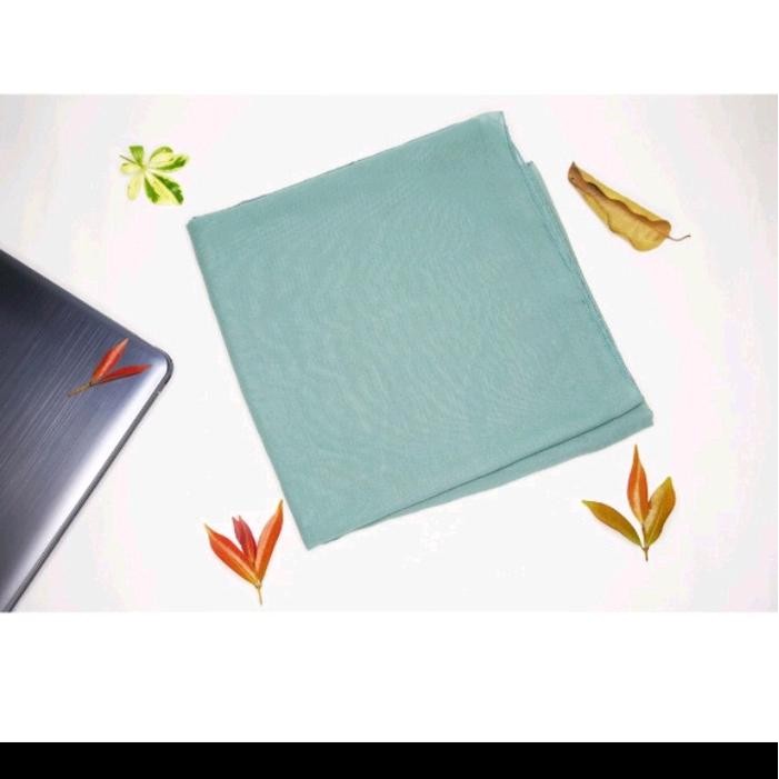 (Expert) Hijab Segi 4 Biru Elektrik/Biru BCA/Biru BIREL/ Biru Wardah/Hijau Wardah/ Hijab Premium