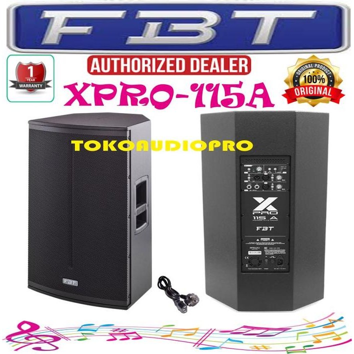 FBT XPro 115A 15" 2-way Speaker Aktif Original