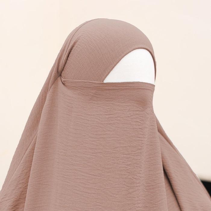 (Expert) Almira French Khimar Set Nusseyba - French Khimar Set