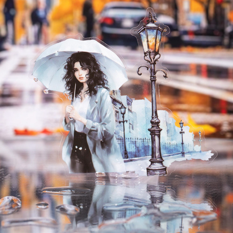 

6Style 15Pcs/bag City Creation Character Sticker Pack for DIY Handbook Notebook Photo