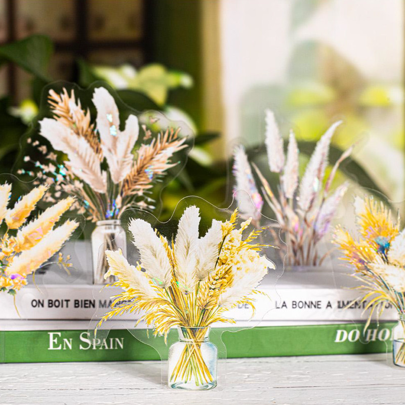 

2Style 30Pcs/bag Plant Theme Shell Light Stickers Creative Handbook DIY Scrapbook Phone