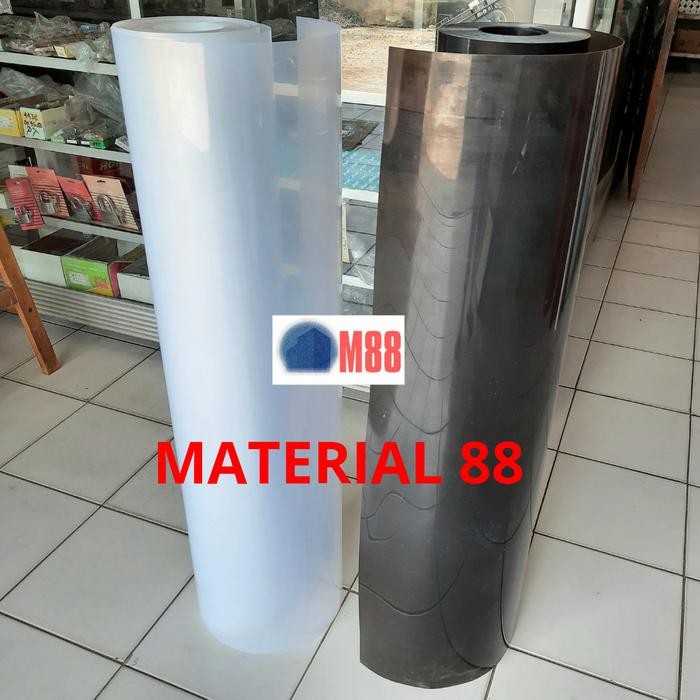 RYLU Fiber Plastik Polos Penutup Pintu Pagar