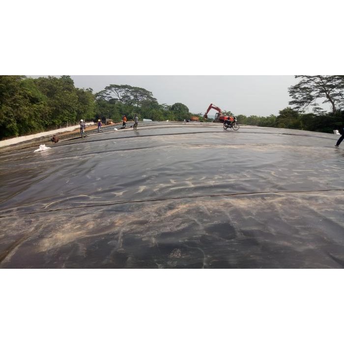 BEBAS KIRIM TERPAL HDPE GEOMEMBRANE ROSTEK 0.5MM ( 5,5x50 METER )
