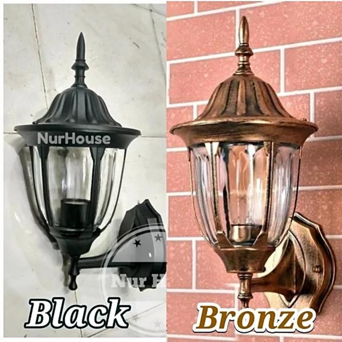 Lampu Dinding Lampu Tempel Tembok Lampu Hias Rumah Lampu Tiang Pilar Besi 1007 Minimalis Antik