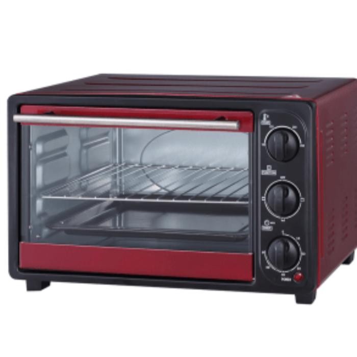 Kris oven toaster 23 Ltr - merah / hitam