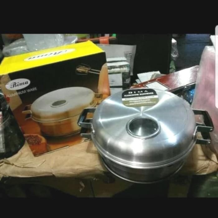 BAKING PAN BIMA 24 CM ALUMINIUM TEBAL 6 TELUR