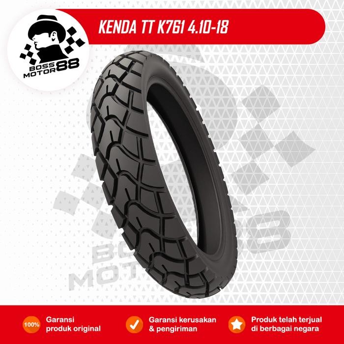 Ban Kenda 410 Ring 18 K761 Supermoto KLX CRF Belakang Tubetype Semi Trail Ban Dual Purpose Original