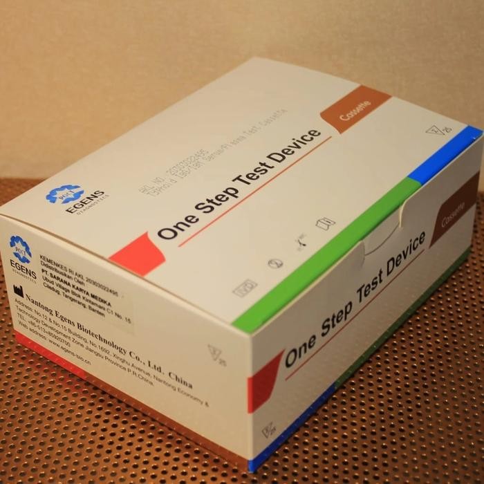 KEQZ Typoid Igg/Igm (Salmonella) Cassette Egens Isi 25