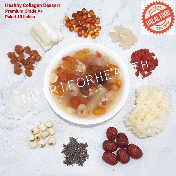 

4ZMI (Besar) Paket Premium 10 Bahan Peach Gum Grade A+