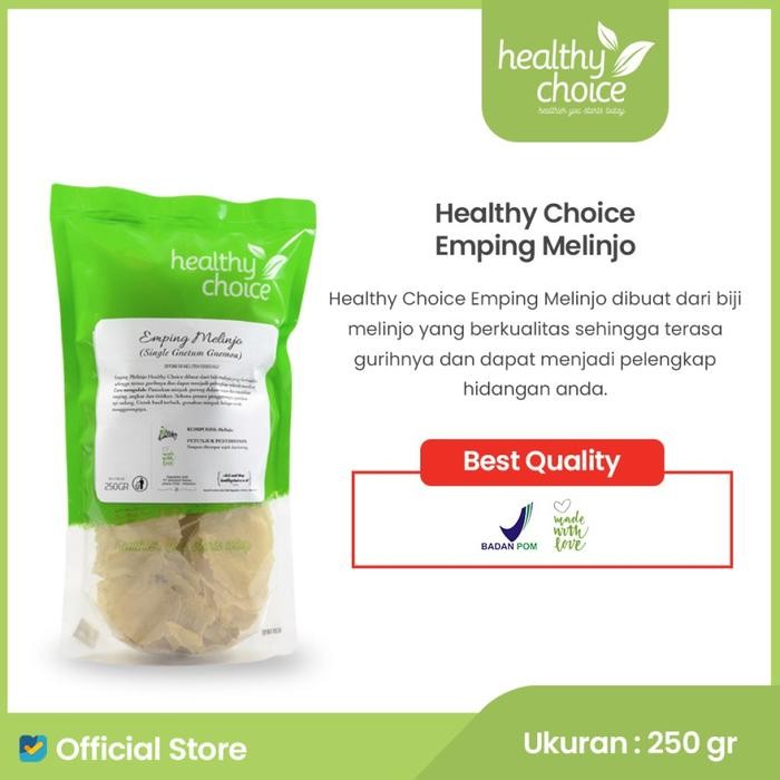 

4ZMI Healthy Choice Emping Melinjo 250Gr - Protein Berkualitas Tinggi & Antioksidan Alami -
