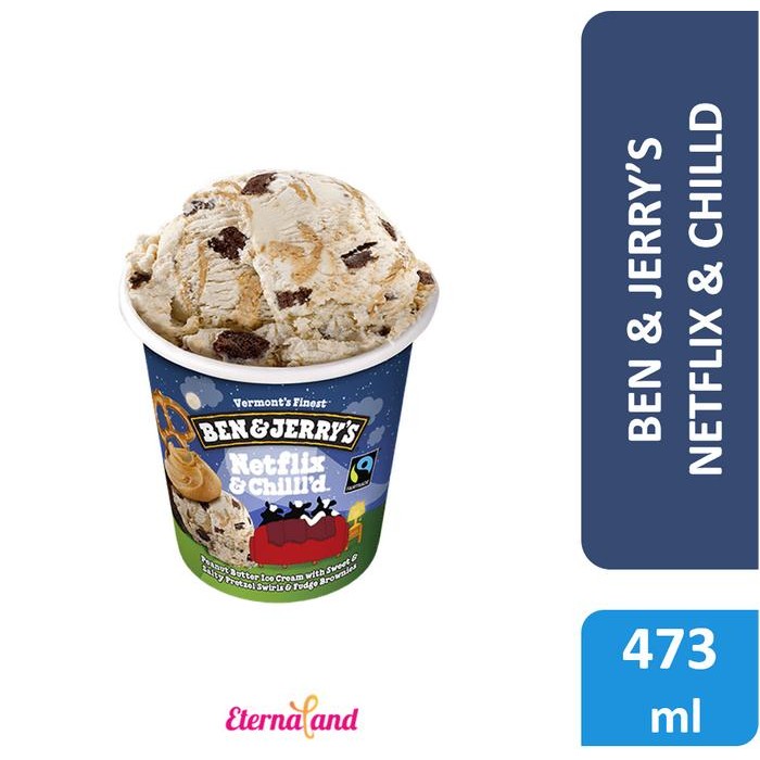 

4ZMI Ben & Jerry Netflix & Chilld Ice Cream - Es Krim Ben N Jerry Netflix