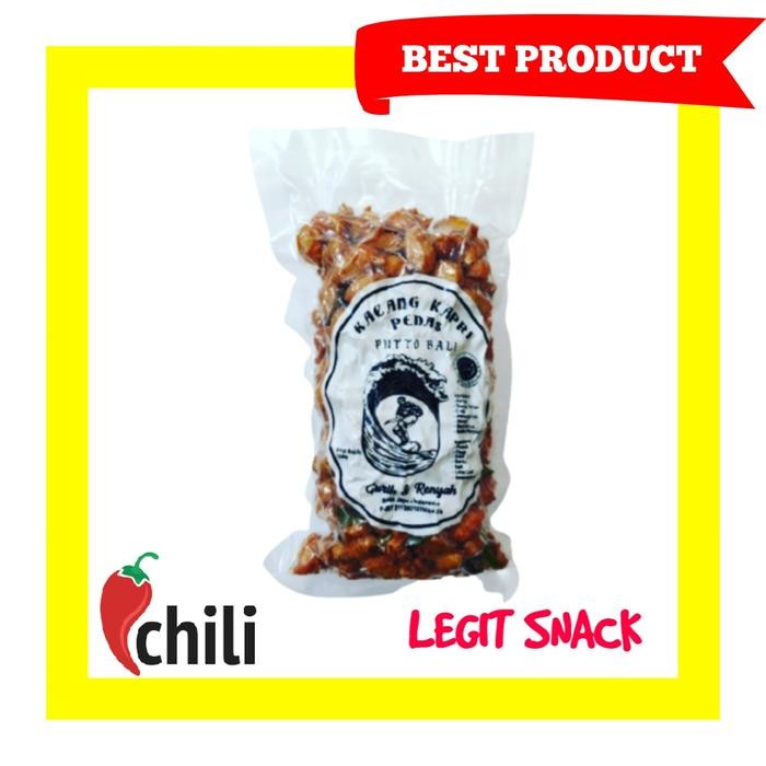 

4ZMI Kacang Kapri Pedas Putto Bali 250 Gr / Kacang Tanah Daun Jeruk Pedes