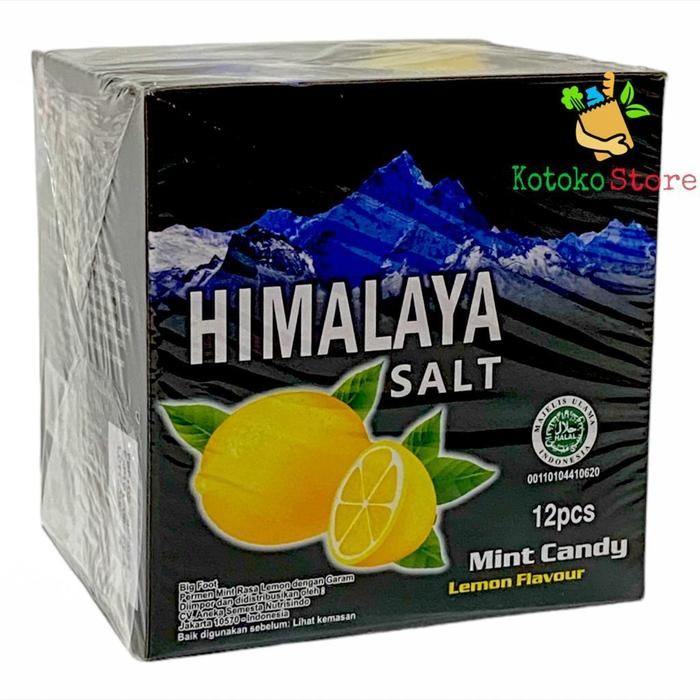 

4ZMI Permen Himalaya Salt Lemon / Himalayan Salt Mint Lemon 180Gr [1 Dus]