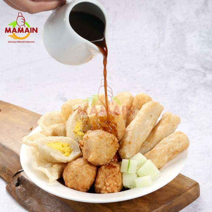 

4ZMI Pempek Ikan Mamain Isi 8Pcs + Cuko (Fozen)