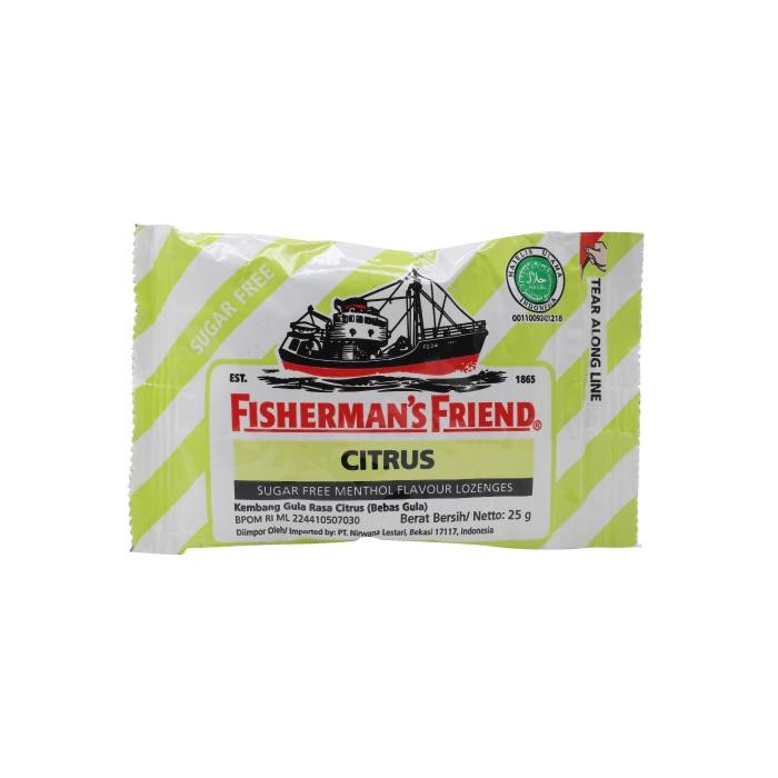 

ND2L Fishermans Friend Sugar Free Citrus Lozenges 25 Gr