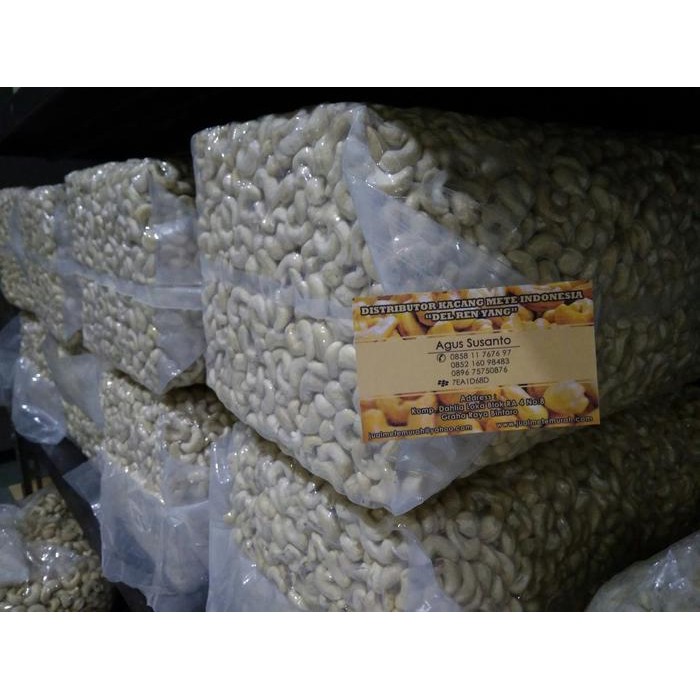 

4ZMI Kacang Mede Mete Mente Super Putih Mentah