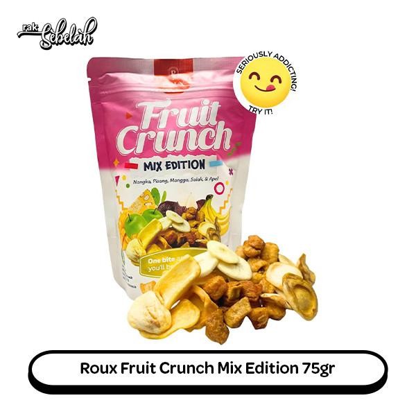 

ND2L Roux Fruit Crunch Mix Edition 75G - Keripik Buah Kering Nangka Pisang Salak Apel