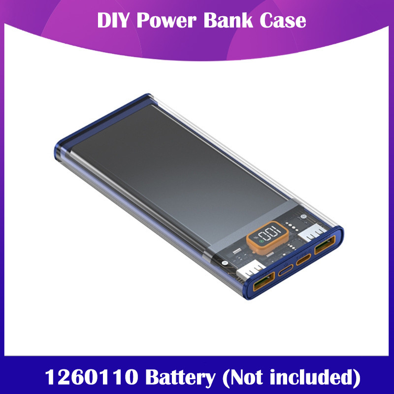 Battery Storage Box Quick Charge DIY Power Bank Case for Polymer