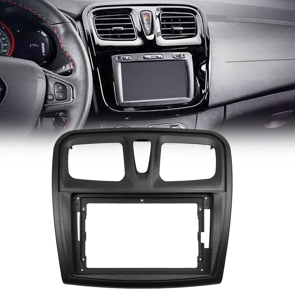 2 Din 9 Inch Car Radio Fascias Dashboard Installation Frame Mounting