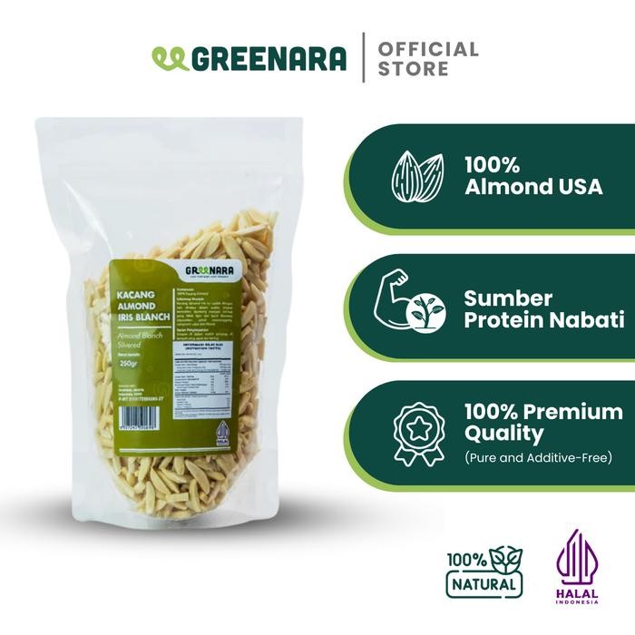 

IOI2 Kacang Almond Cacah 250Gr / Slivered Almond