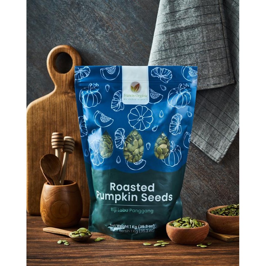 

IOI2 Roasted Pumpkin Seeds / Biji Labu Panggang 1Kg