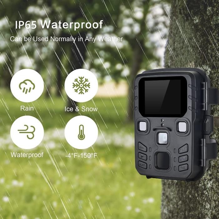 

WILDLIFE CAMERA 36MP 4K TRAIL NIGHT VISION MOTION ACTIVATED WATERPROOF TRAP WIDE ANGLE OUTDOOR