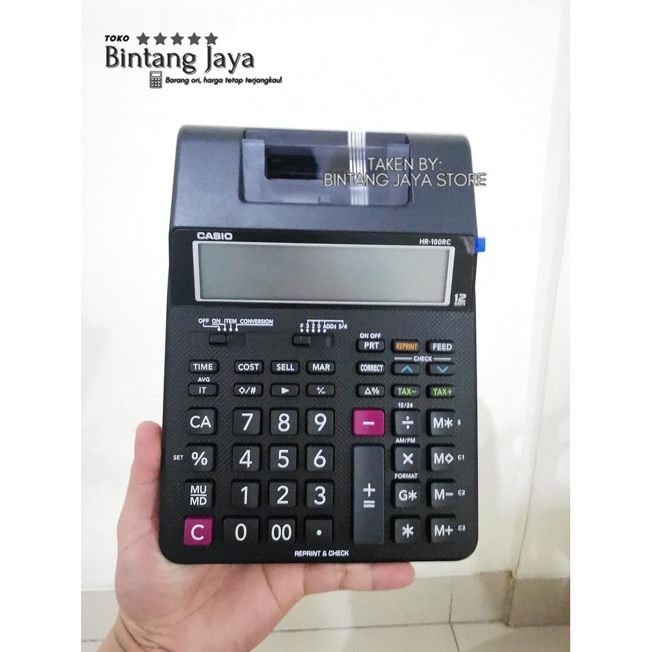 

KALKULATOR CASIO HR100 RC ORGINIAL