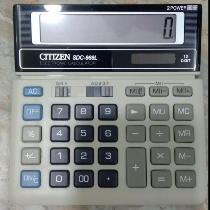 

KALKULATOR CITIZEN SDC 868L ORIGINAL CALKULATOR