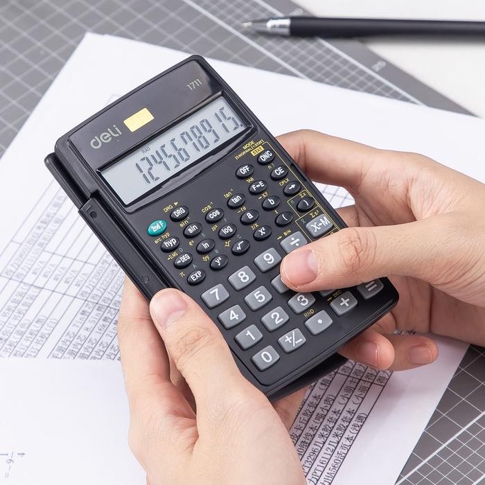 

KALKULATOR DELI - W1711 HITAM