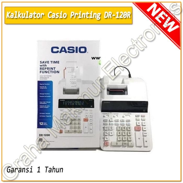 

KALKULATOR CASIO PRINTING DR-120R PAKET