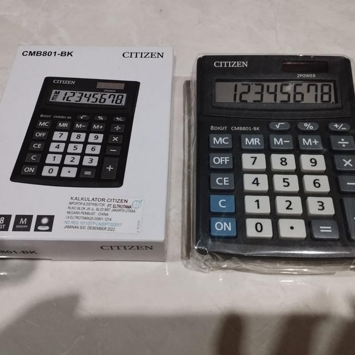 

CALCULATOR CITIZEN CMB 801 BK