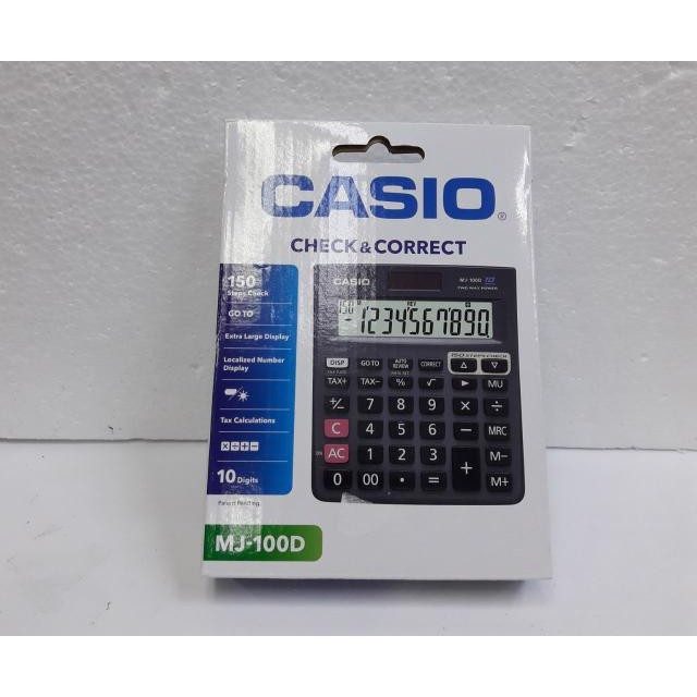 

CASIO CALCULATOR MJ-100 D