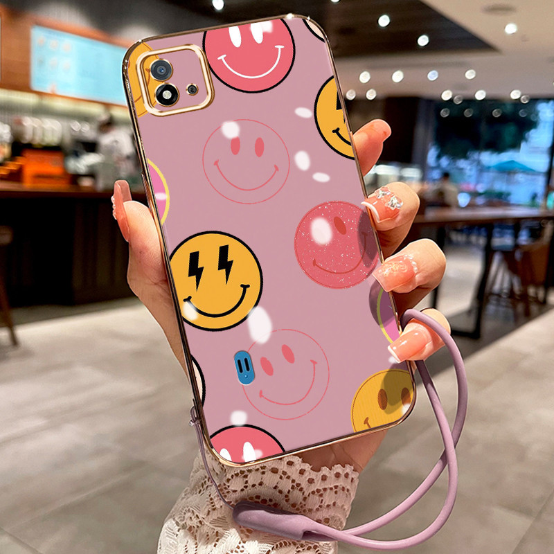 Casing Hp Untuk Realme C20 C20A C11 2021 C11 2020 Case Casing Bunga matahari HP Cesing Silikon Softc