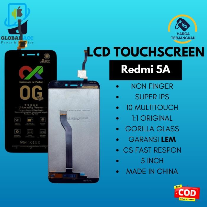 LCD + TOUCHSCREEN XIAOMI REDMI 5A ORIGINAL OEM BERGARANSI 100%