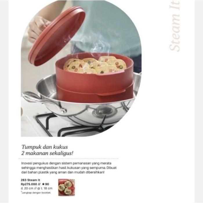 Alat Pengukus Ikan, Sayur, Kue Bolu Kukus Inovasi Dari Tupperware