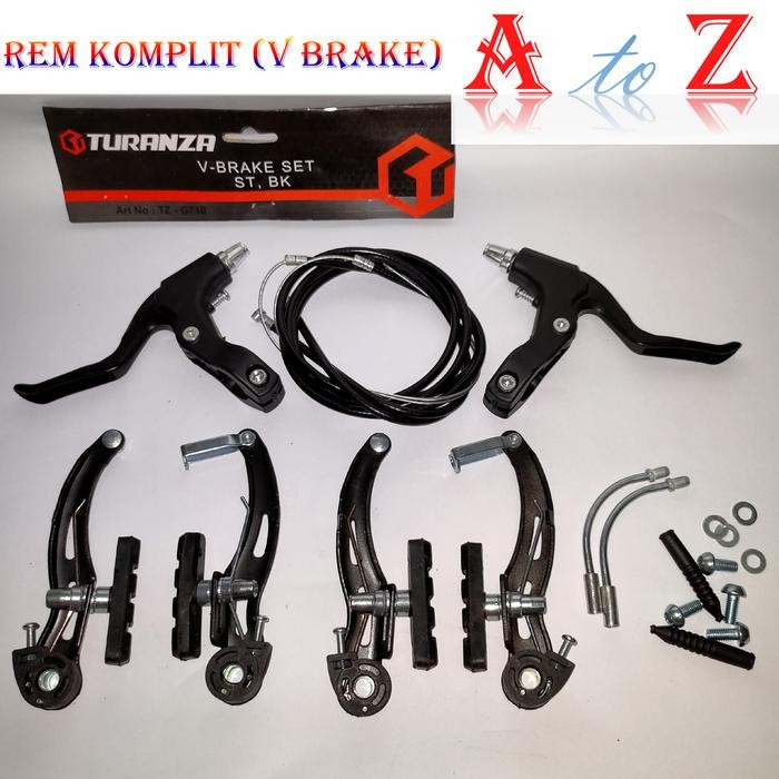 rem komplit v brake/v brake set/rem set sepeda/rem sepeda komplit