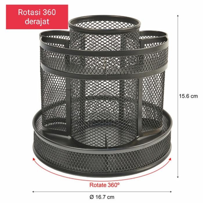 

Desk Set Pen Holder Tempat Alat Tulis Jaring Jala Jk Ds-33
