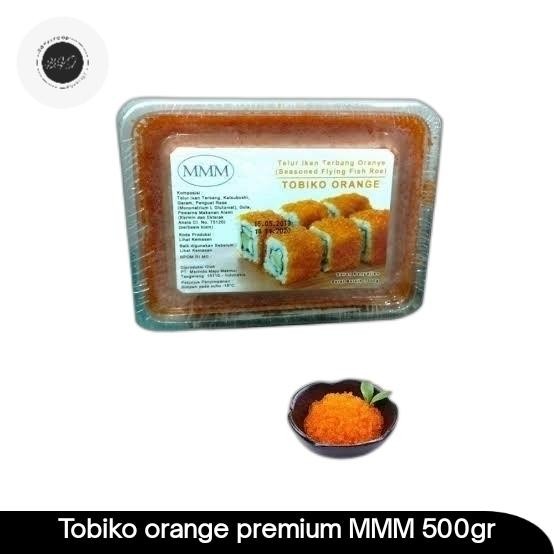 

3YC3 Tobiko Orange 500Gr Label Mmm Premium