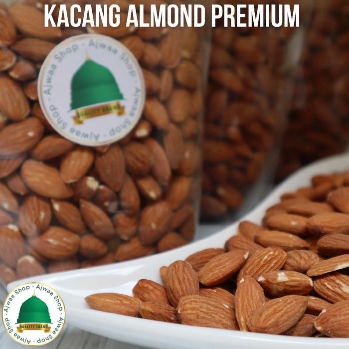 

3YC3 Kacang Almond Kupas Utuh Natural Whole Almond Roasted