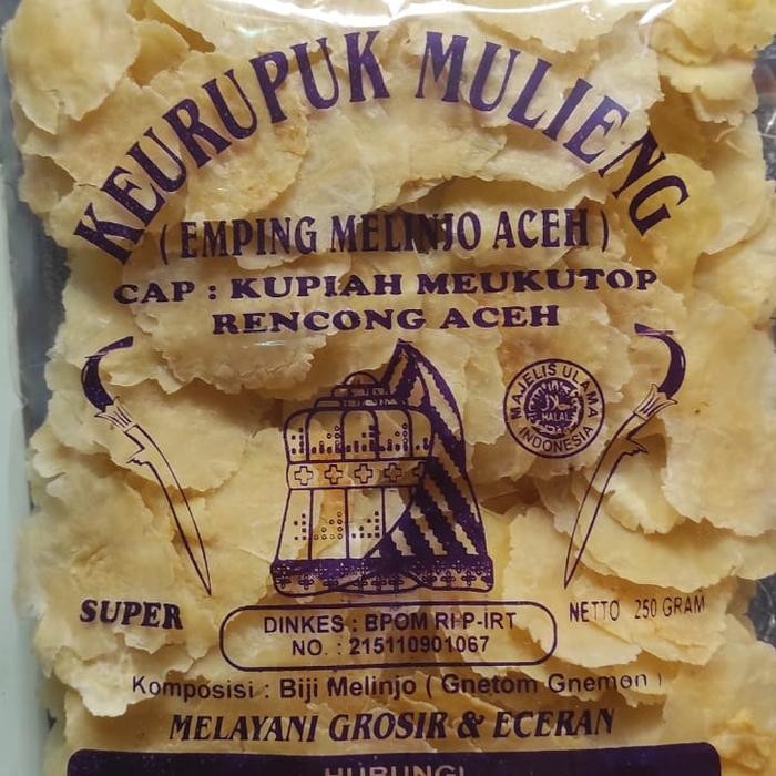 

3YC3 Emping Aceh Super Tipis Cap Kupiah Meukutop