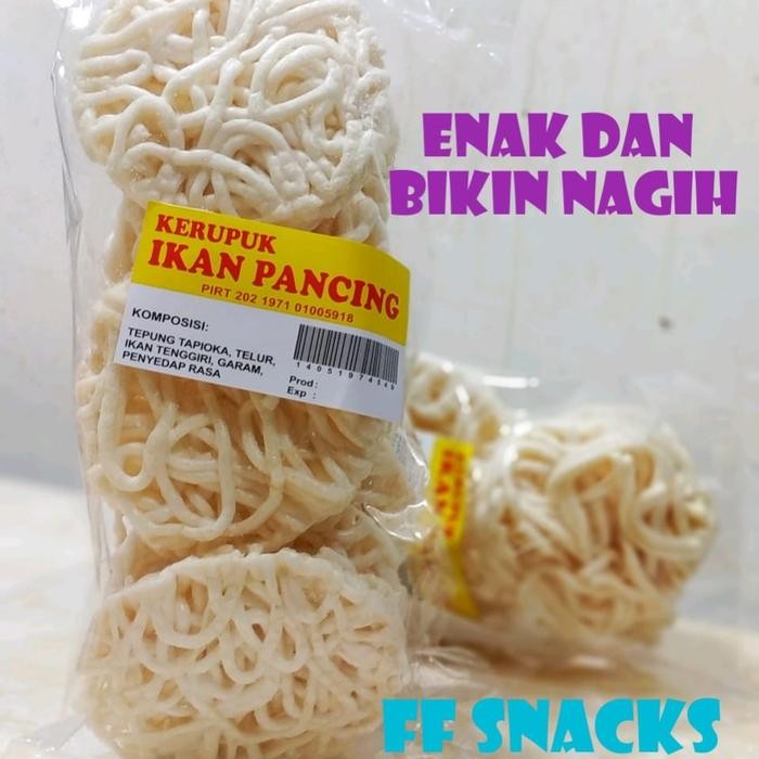 

3YC3 Kerupuk Ikan Pancing Isi 8 Asli Bangka