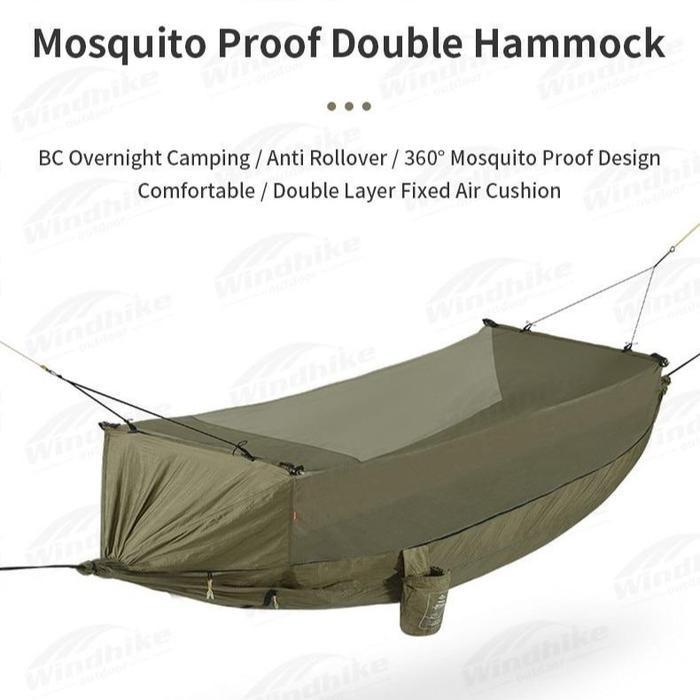 HAMMCOK / AYUNAN GANTUNG CAMPING ANTI NYAMUK NATUREHIKE NH22DC004