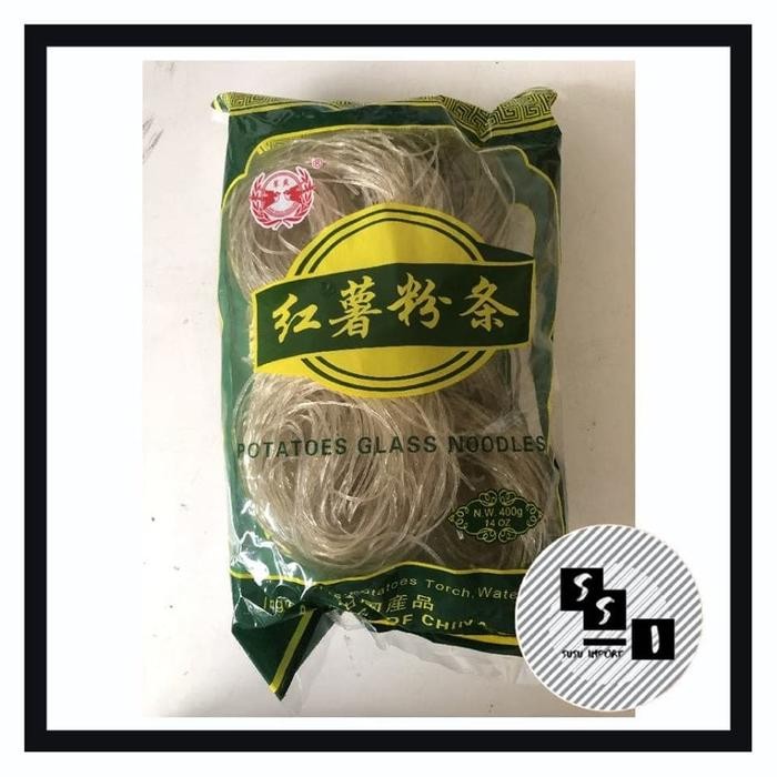 

H48Y Potato Glass Noodles / Bihun Kentang "Cuiyan"/ Green Jade Swallow 400G