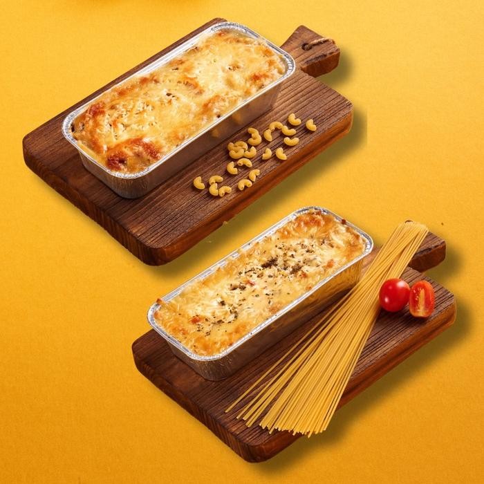 

H48Y Combo Duo Savoury - Makaroni Skotel & Spaghetti Brulee