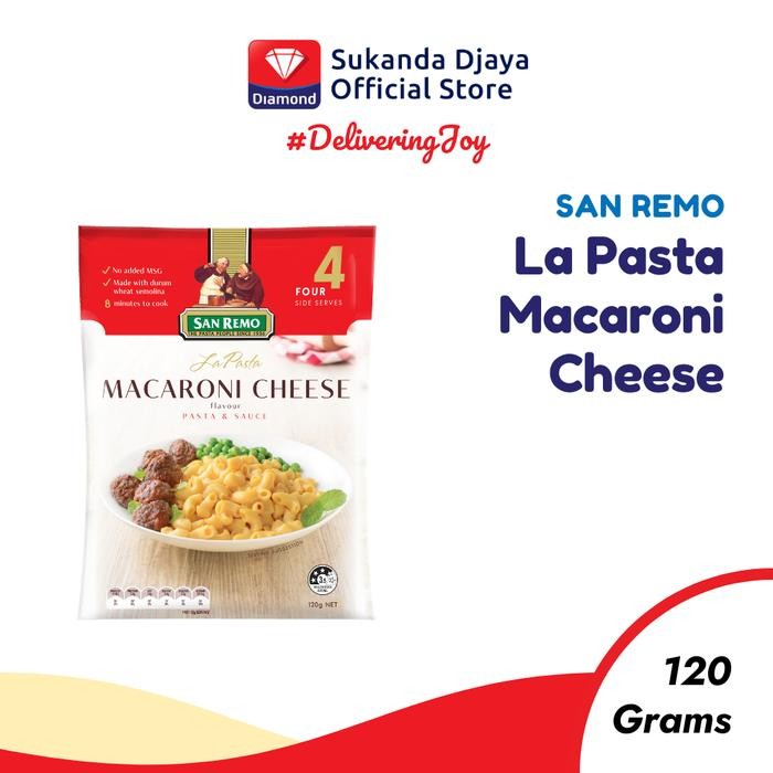 

H48Y San Remo La Pasta Macaroni Cheese 120 Gr